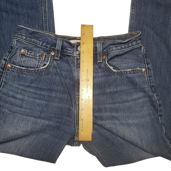 Levi’s Low Pro Women’s Straight Leg Jeans Sz W25 Distressed 90s Revival - Picture 7 of 10